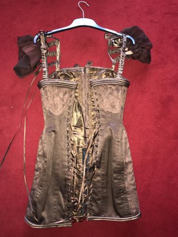 Corset Bibian blue Haute-Couture