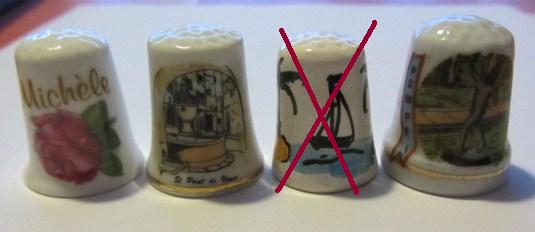 Des a coudre de collection  lot 1