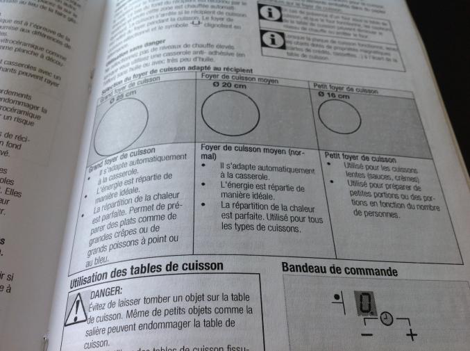 Cuisinière induction 
