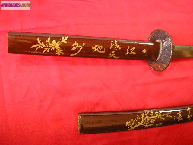Katana de coupe et de decoration