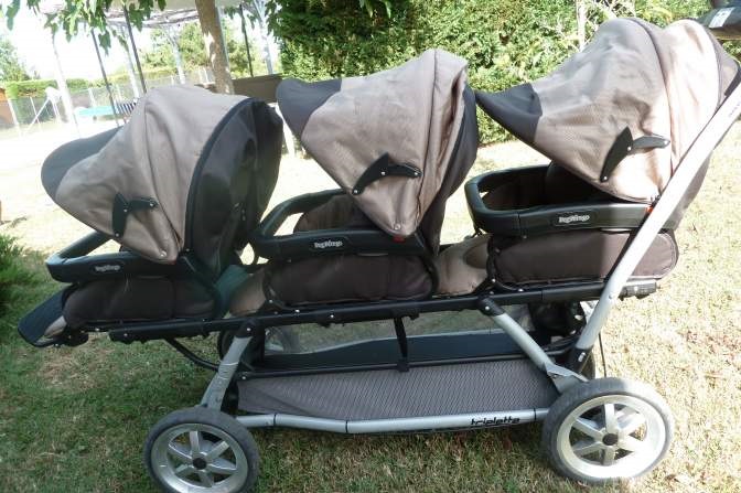 Donne Poussette triple PEG PEREGO en bon état