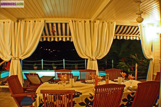 LOCATION SAISONNIERE VILLA MARTINIQUE LA FLAMBOYANTE 4**** & 4 CLESVACANCES