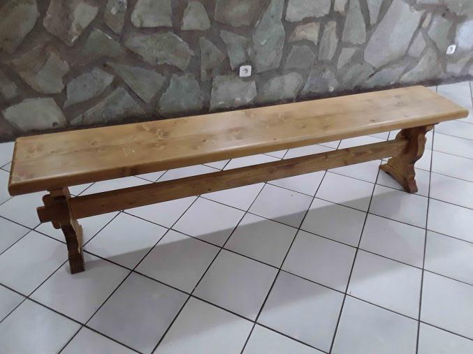 Banc en bois d'épicéa 160