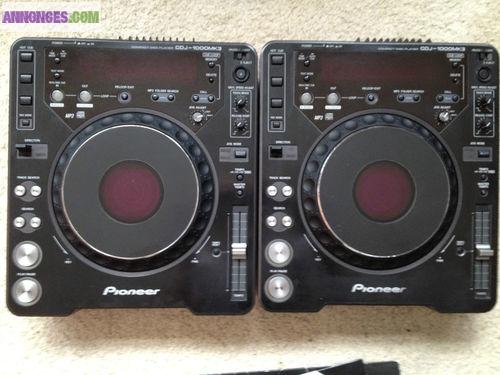 2x Pioneer CDJ1000MK3 + Serato SL1
