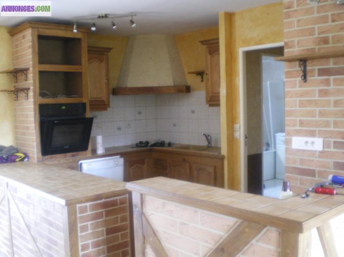 Maison dans village solognot