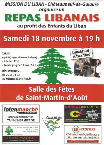 Repas Libanais avec Animation