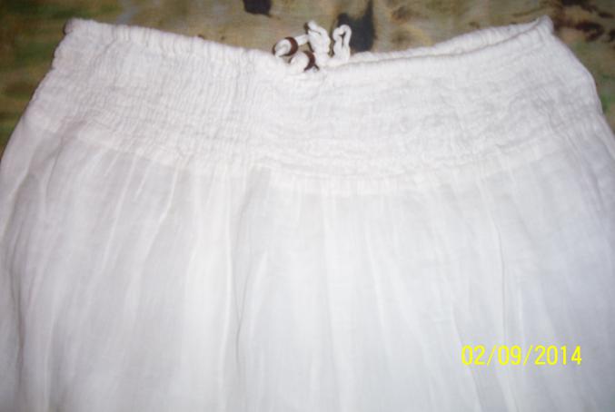 Jupe longue blanche