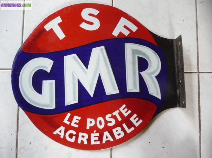 Plaque émaillée TSF GMR