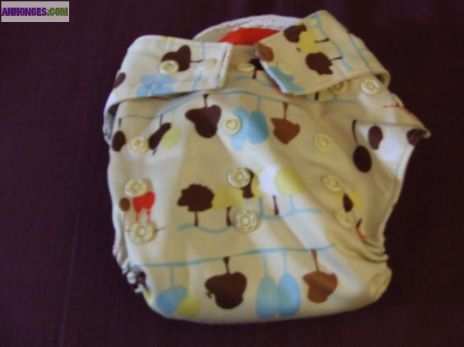 Couche grovia à boutons 3 à 15 kgs