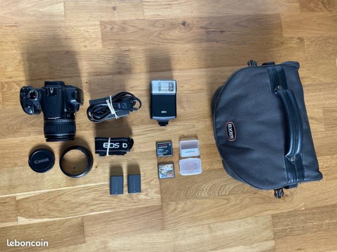 Appareil photo eos350D + flash offert prix negociable