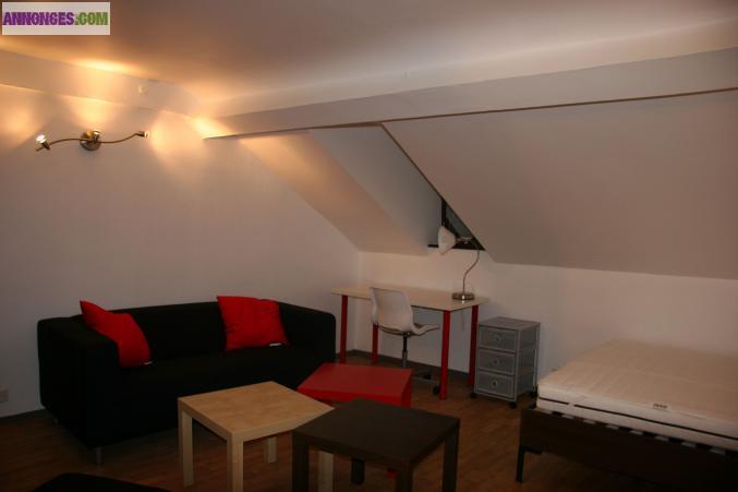 TARBES à louer studio meublé entre la gare et le centre ville