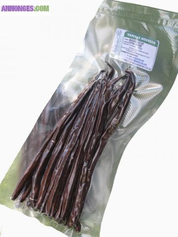 Vanille Bourbon de Madagascar en gousses (125gr)