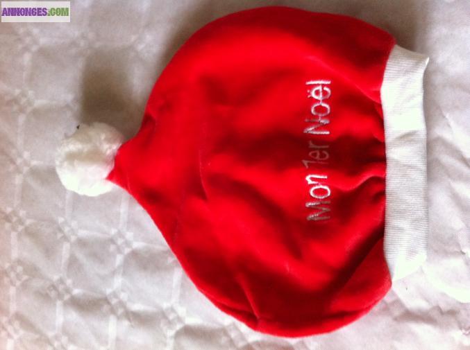 Bonnet bébé Noel