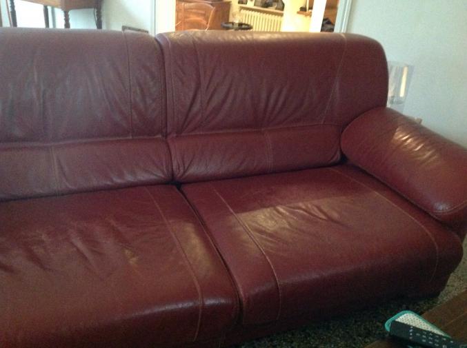 Canapé cuir 3 places