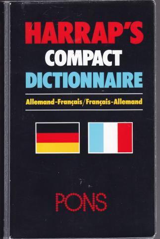 572  Allemand  Français  ou Français Allemand  4 livres