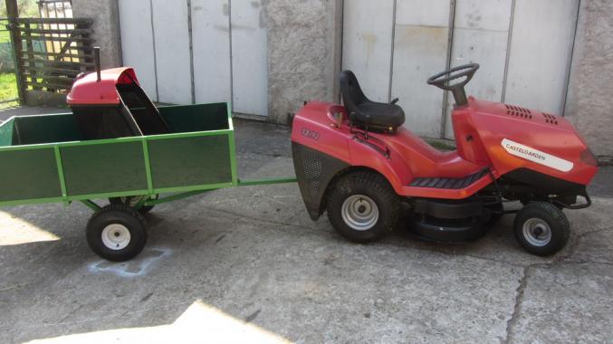 Tondeuse avec remorque occasion