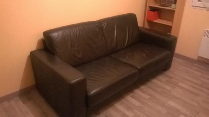 Canapé cuir