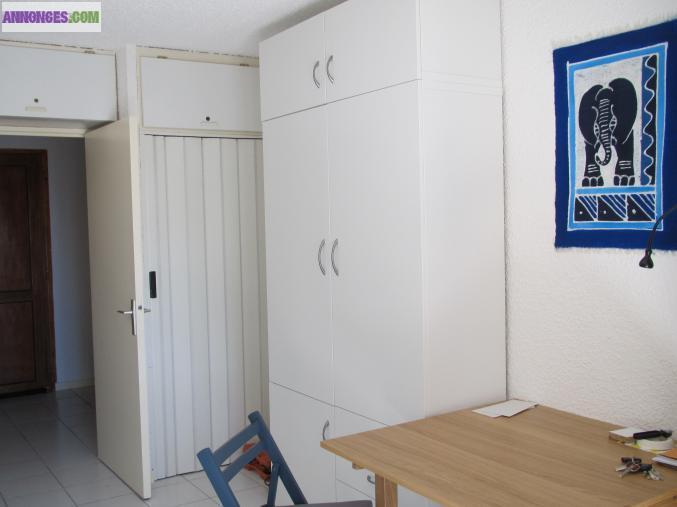 LOUE STUDIO CABINE  A GRUISSAN A 30M DE LA PLAGE