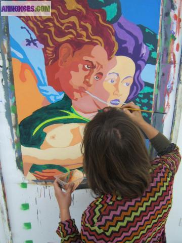 Stages de dessin peinture vacances d'hiver 2013 Paris