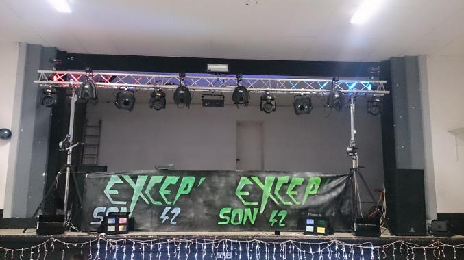 Sonorisation, dj, eclairage, animation excep'son 42