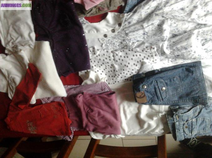 Lot vetement fille 5-6 ans