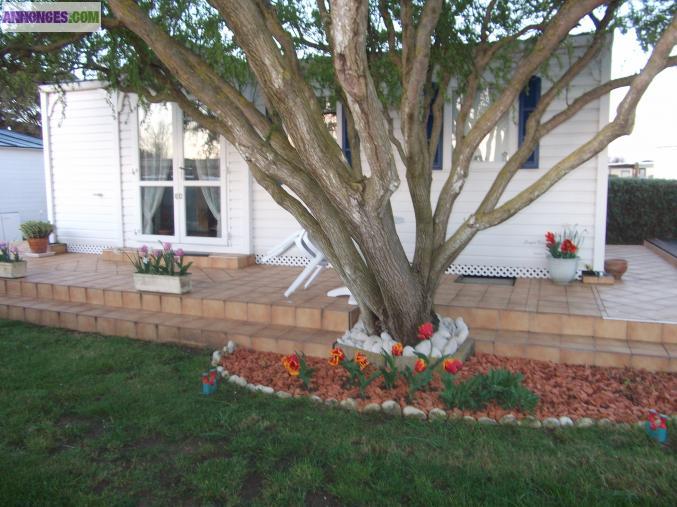 Terrain aménagé à 200m de la plage