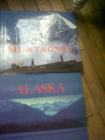 Lot 2 livres photos montagne : Montagne et Alaska