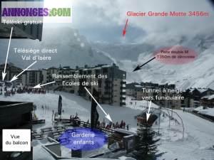 Studio à Tignes Val Claret