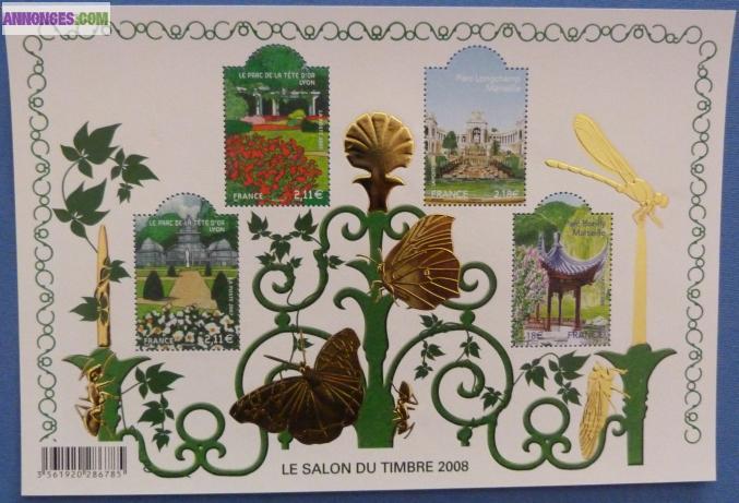 Année 2004 Bloc Feuillet Jardin doré neuf n°71