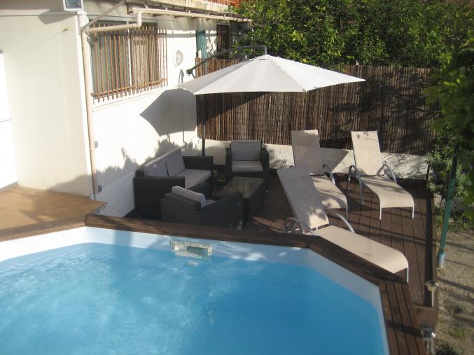 Appart F2 proche port avec piscine