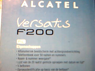 Téléphone Alcatel versatis F200