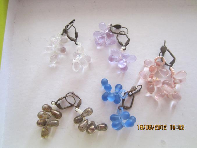 Boucles d'oreilles "gouttes" fait main