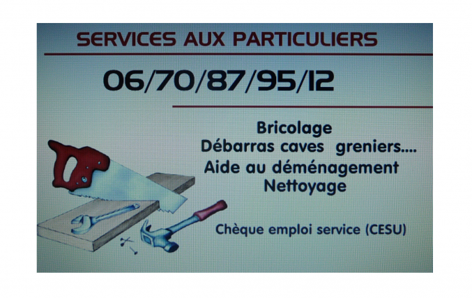 Service à la Personne - Jardinage -Bricolage