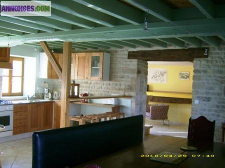 GRAND ET BEAU GITE POUR 10 PERSONNES