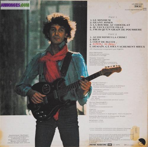 DISQUE VINYLE 33T HIGELIN 33T