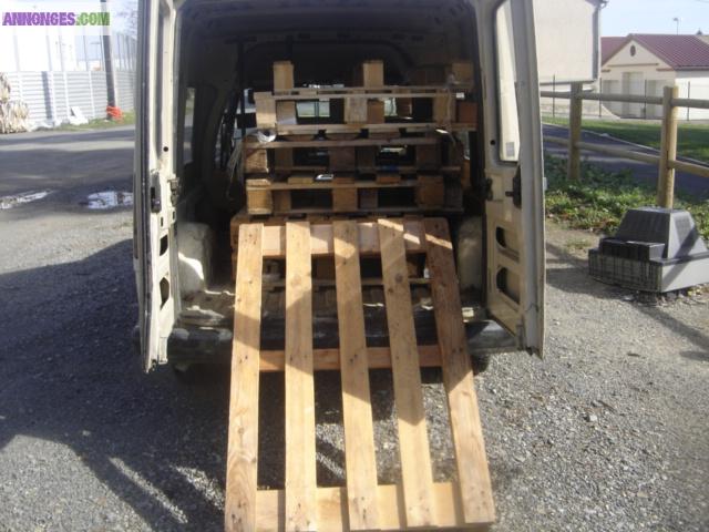 Bois de chauffage palettes