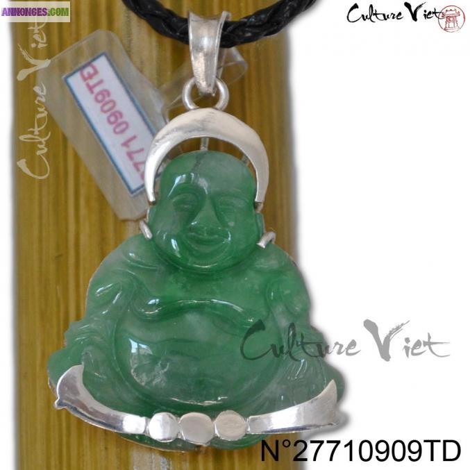 Pendentif Bouddha en jade Certificat 27710909TD