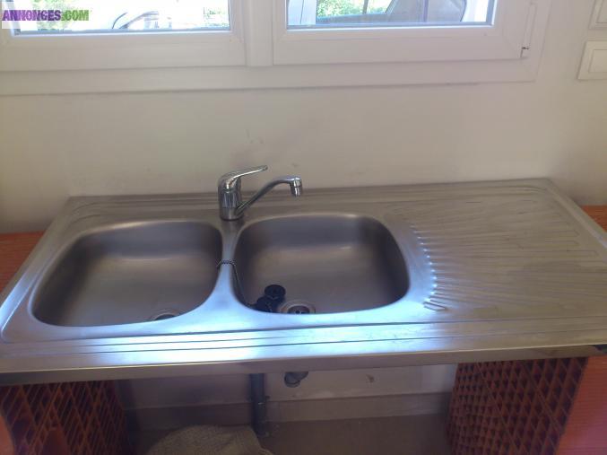 Sur FECAMP – LE HAVRE évier en inox