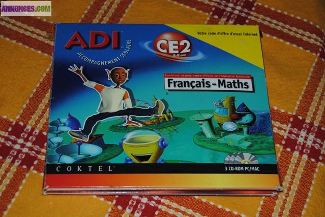 ADI CE2 - Francais - Maths 3CD PC