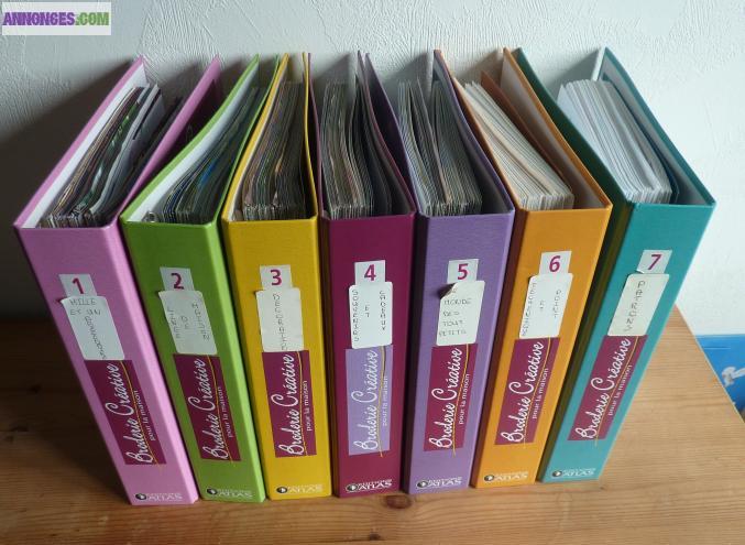 Classeurs "Broderie créative"