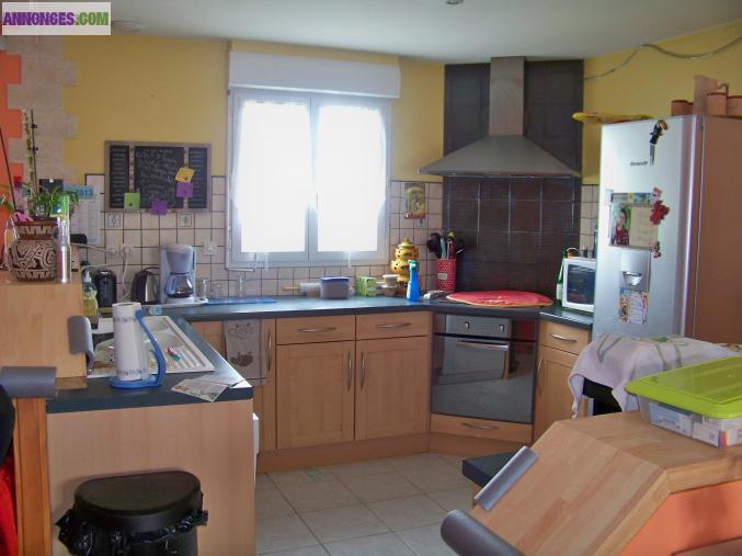 Vends maison de plein pieds