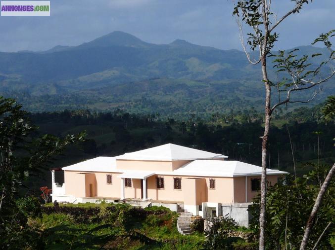 Villa avec piscine et magnifique vue mer à Rio San Juan en République Dominicaine