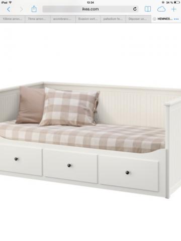 Lit Ikea blanc