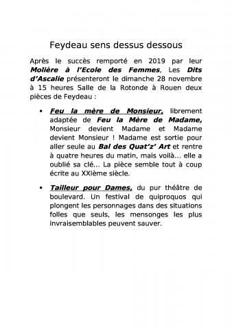 Pièce de théâtre caritative