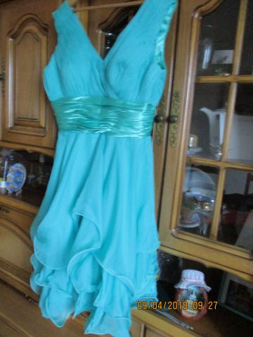 Robe cérémonie asymétrique