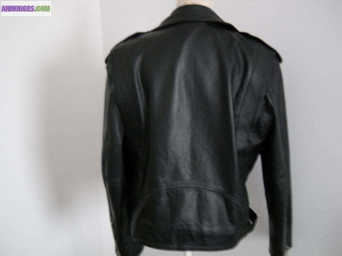 BLOUSON  CUIR taille L