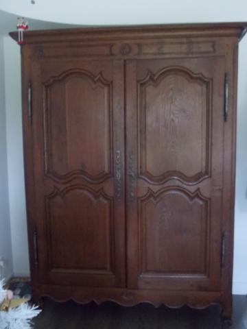 Vend meuble armoire et lit