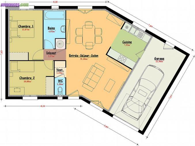 Plans de maison, extension, ...