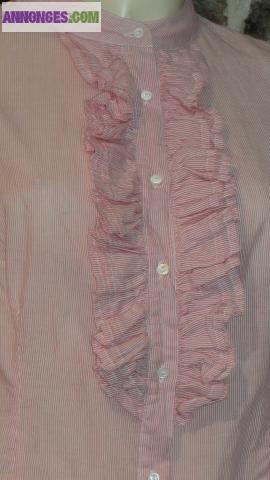 Mode Femme : Superbe Chemisier /Tunique (T36) NEUF avec ETIQUETTE