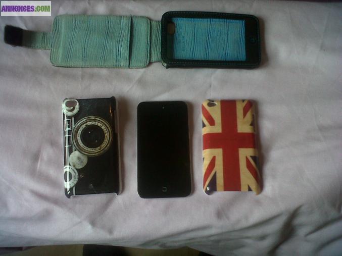 Ipod touch 4 + coques !